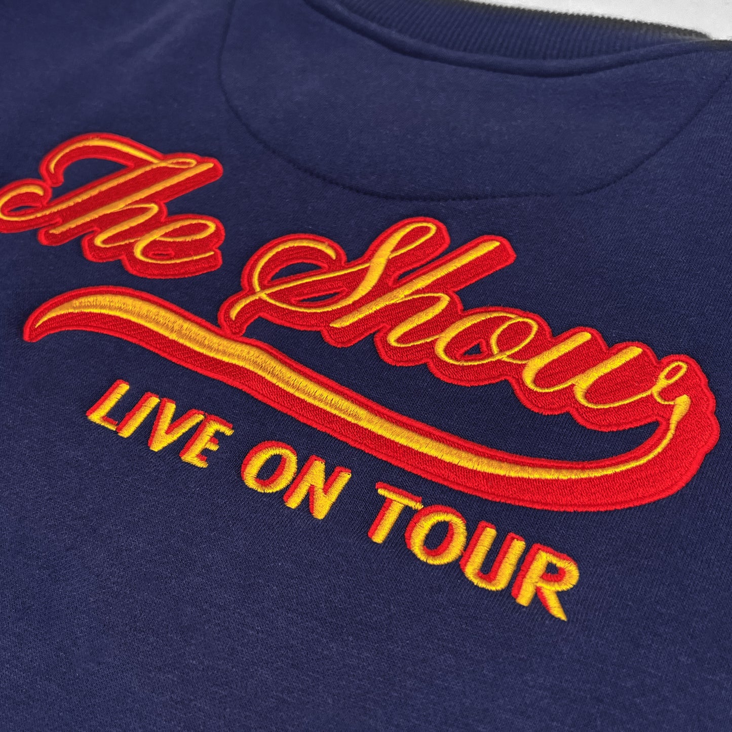 The Show Live On Tour Navy Crewneck