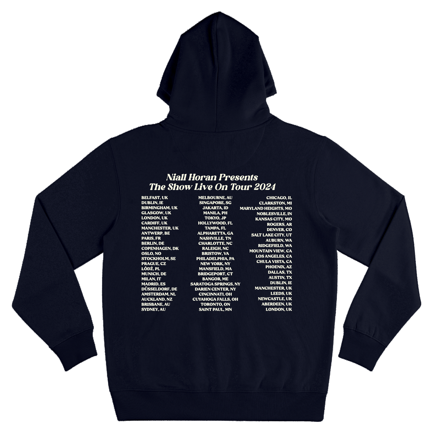 This Show Is For Lovers Dates Navy Hoodie