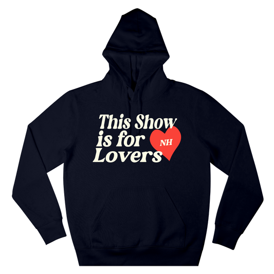 This Show Is For Lovers Dates Navy Hoodie