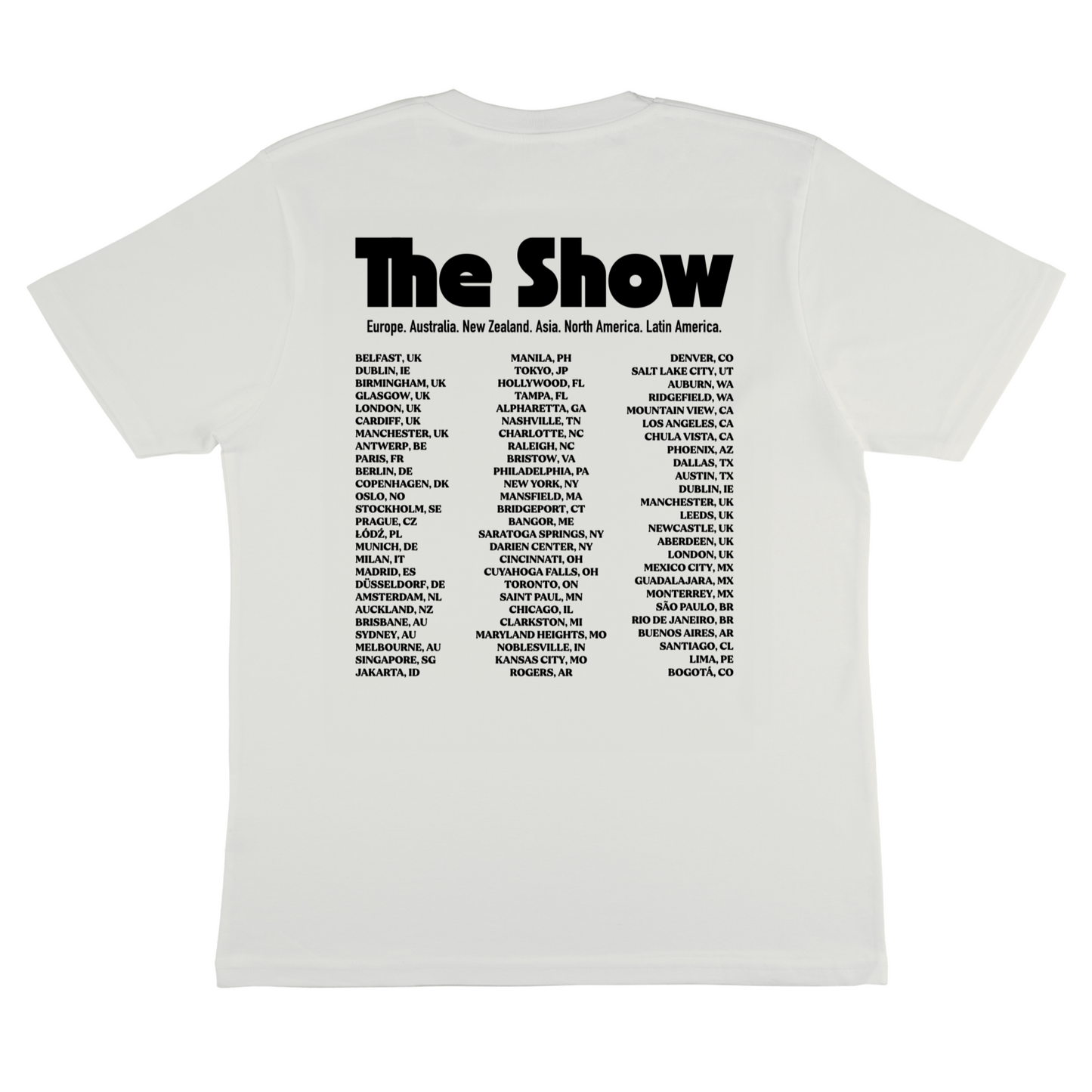 The Show Photo Dates Natural Tee