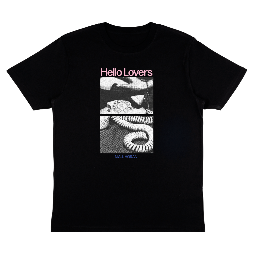 Hello Lovers Black Tee