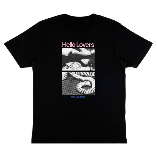 Hello Lovers Black Tee