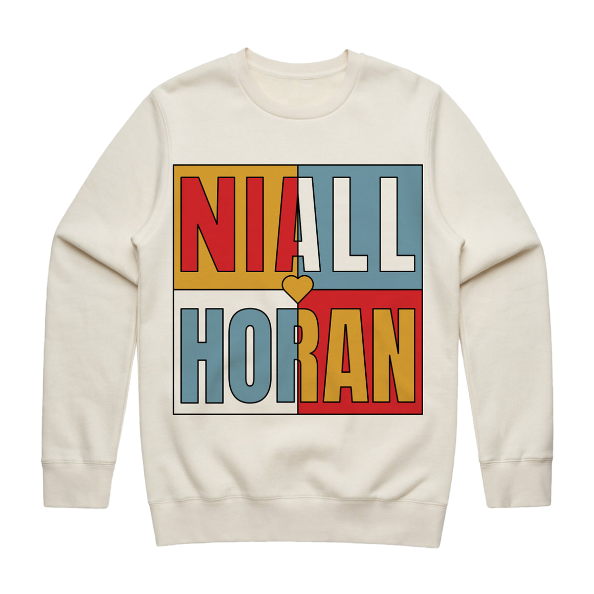 Niall Colour Block Crew Niall Horan