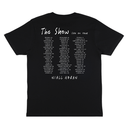 The Show Photo Dates Black Tee