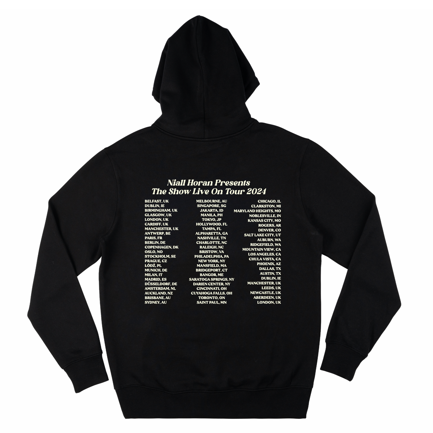 This Show Is For Lovers Dates Black Hoodie
