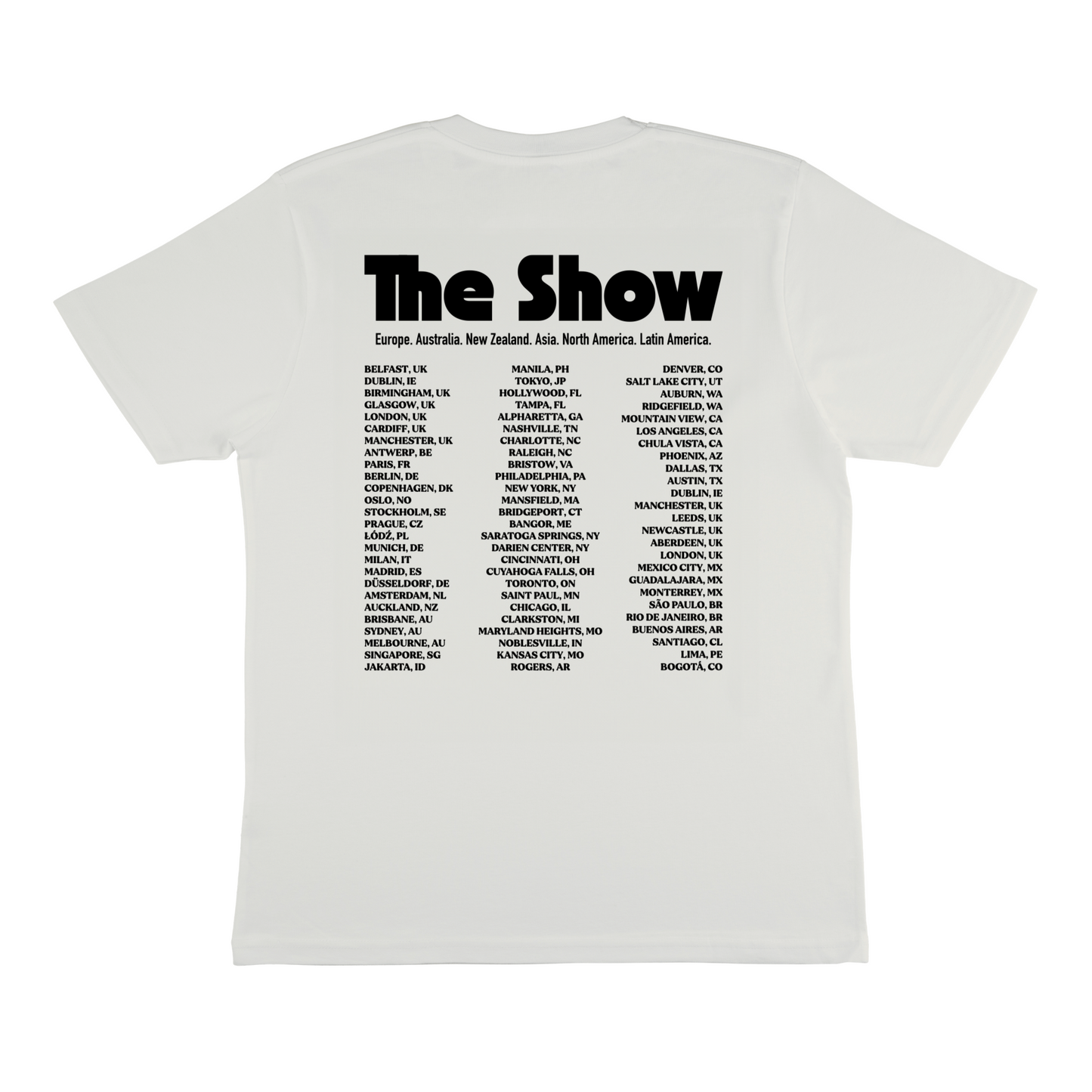 The Show Photo Dates Natural Tee