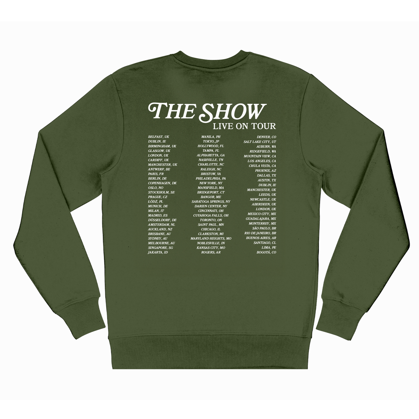 On A Night Like Tonight Green Crewneck