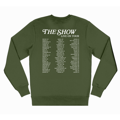 On A Night Like Tonight Green Crewneck