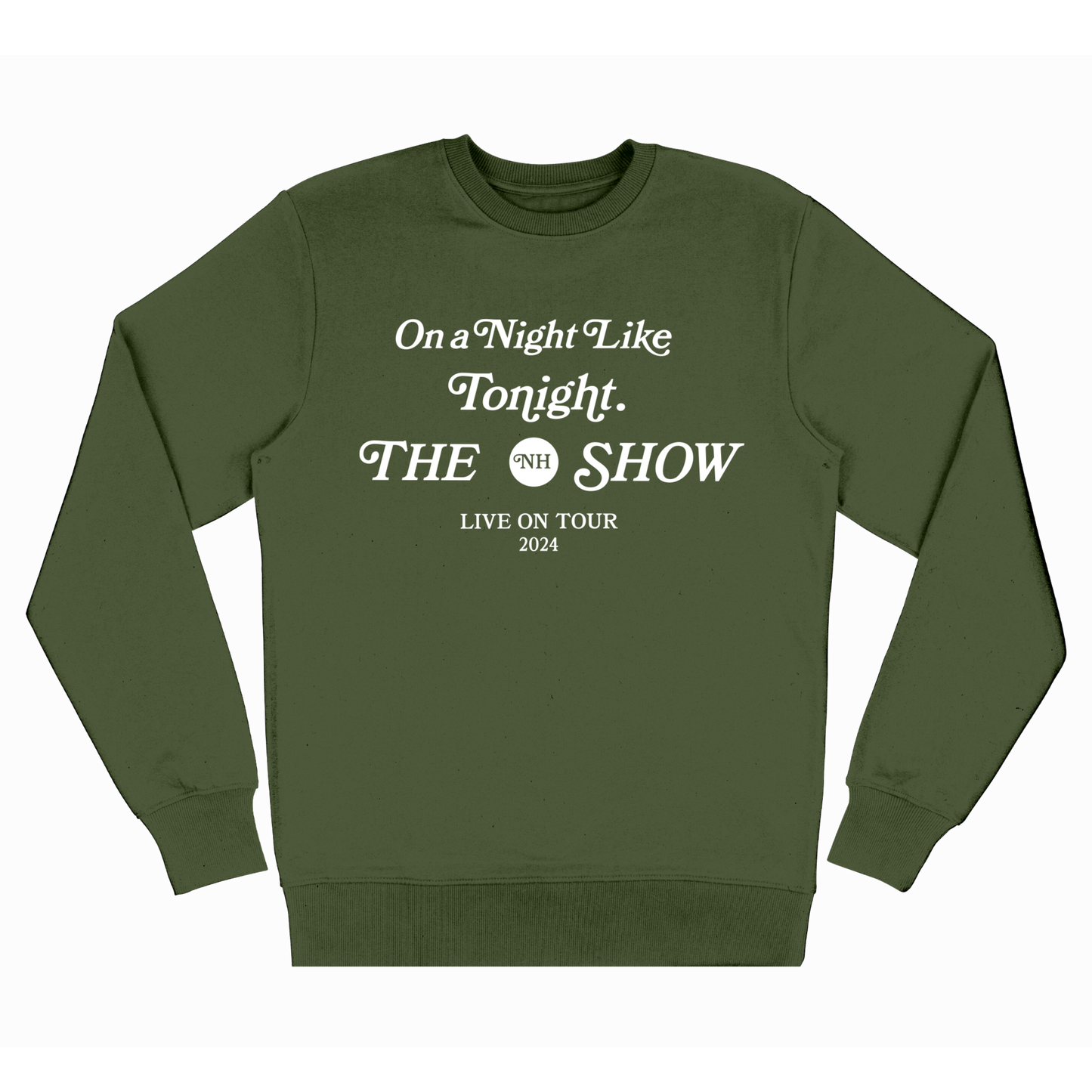 On A Night Like Tonight Green Crewneck